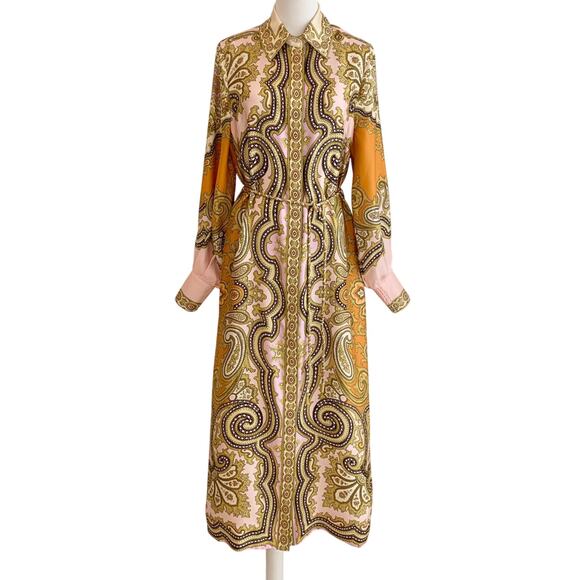 Alemais Clemenza Silk Shirtdress US 8 - Picture 7 of 9